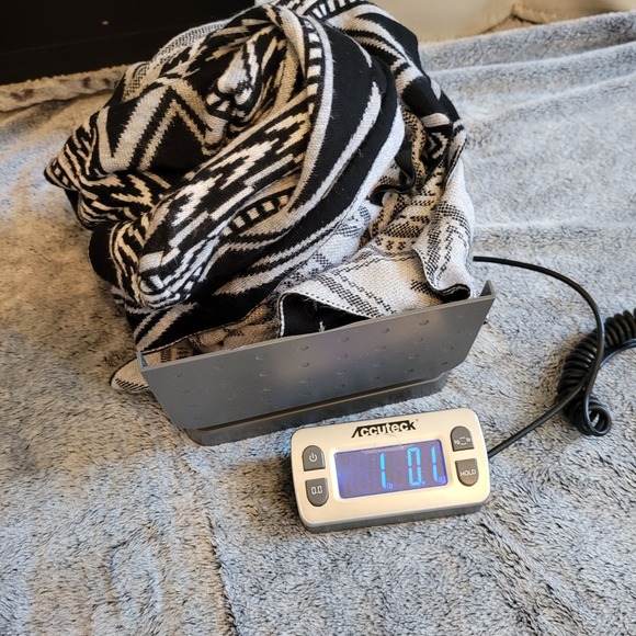 Western Womens Cardigan Medium Black Sweater Aztec Open Front Long Sleeve 15921x - Picture 7 of 7